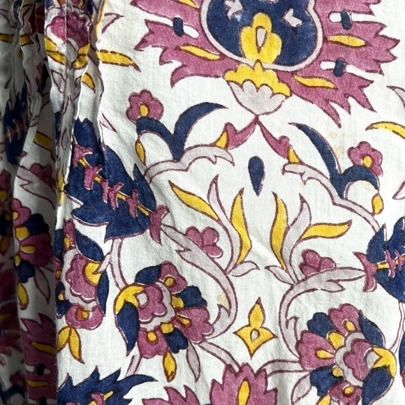 Roberta Roller Rabbit Floral Pintuck Cotton Sleeveless Top Size XS - Picture 10 of 10